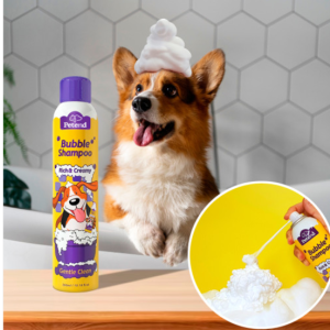 강아지버블샴푸 페텐드 강아지 고양이 저 자극 잔여물제로 목욕샴푸 300ml
