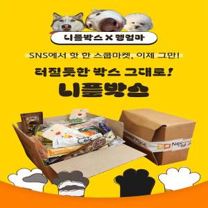 니플박스 강아지 간식 랜덤박스 선물박스